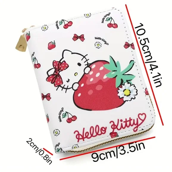 Hello Kitty Strawberry Cherry Wallet - Picture 3 of 4